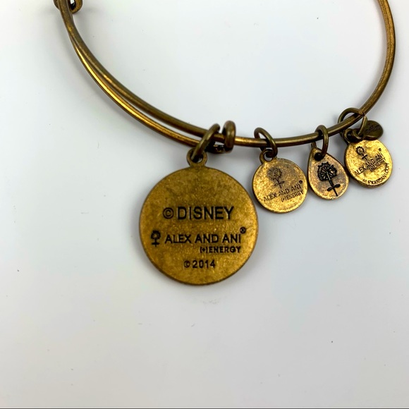 Alex and Ani Disney Minnie Mouse Bracelet Rafaelian Gold Bangle - Adjustable - Picture 10 of 13